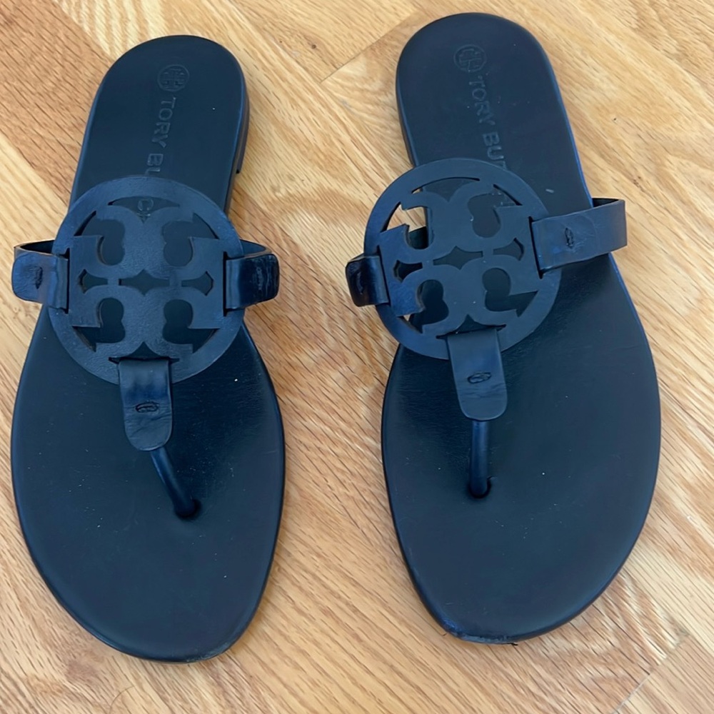 Tory Burch Miller Black Sandal 7.5